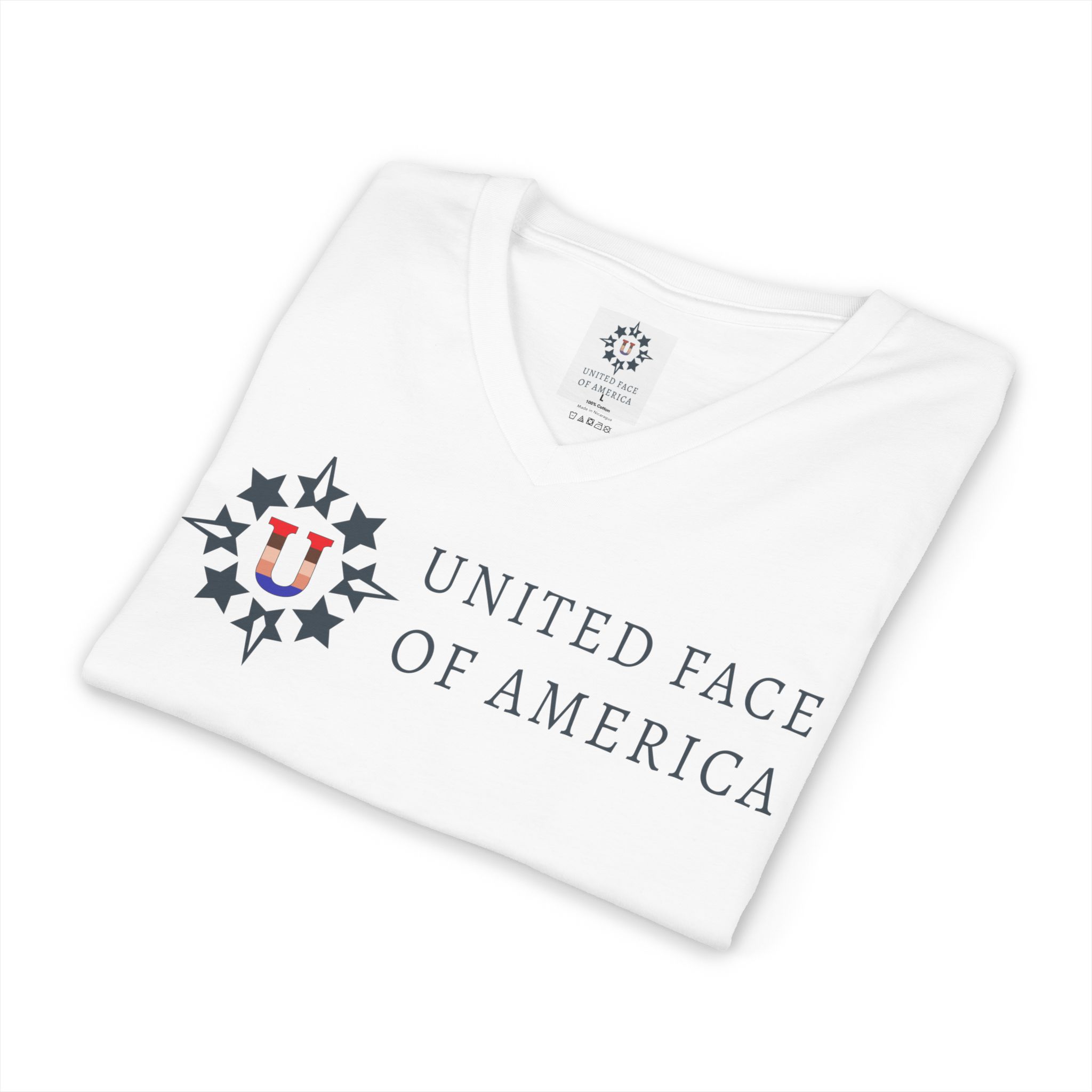 UFofA Classic - Double-sided, Unisex V-Neck T - Image 3