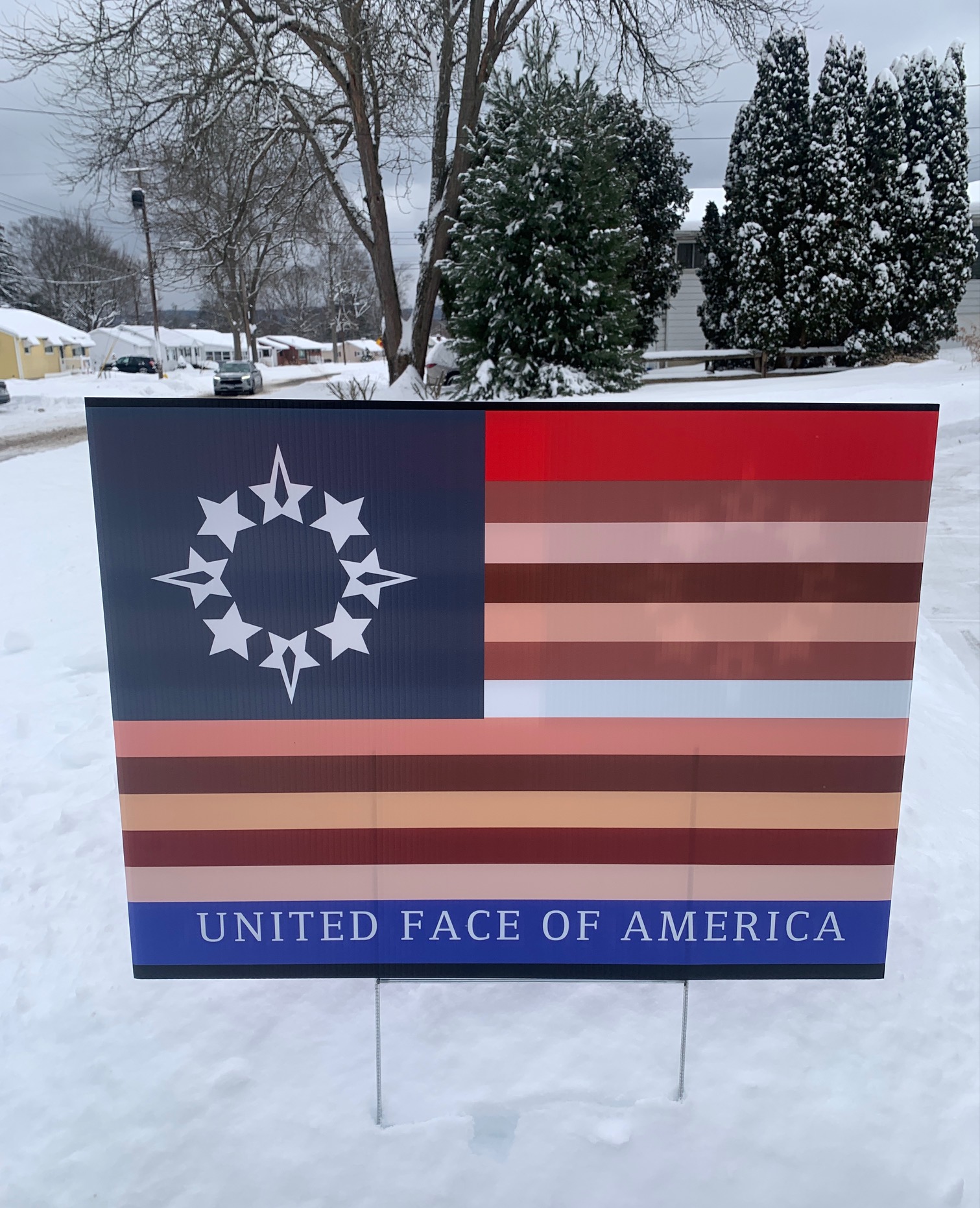 United Face of America Yard Sign - Image 2