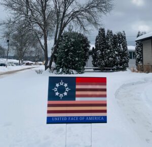 United Face of America Yard Sign